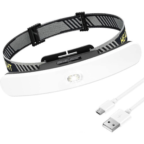 Rechargeable Headlamp, 6 Lighting Modes 90 Adjustable, 2000mAh