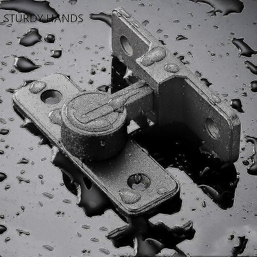 Türriegel, Schiebetürriegel 90 Grad (schwarz) 2