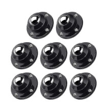 Paquete de 8 ruedas giratorias autoadhesivas para muebles, capacidad de carga de 28 libras por rueda, perfil bajo y giratorias.