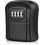 Key Box Wall Mounted Mini Key Safe Outdoor Key Box with Resettable 4-Digit Numeric Code Waterproof(Black) 1