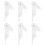 50 Sets Ceiling Light Buckles Shade Solid Clips Universal Lighting Accessories 1