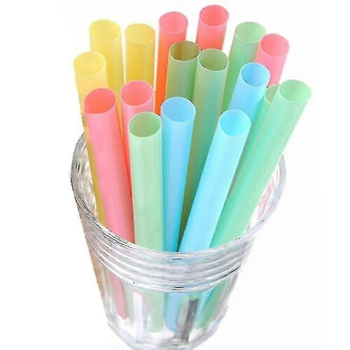 Bunte, große Trinkhalme für Bubble Smoothies 1