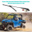 Manual Hand Operated Windshield Wiper Rubber Blade Universal Replacement Kit for UTV 4