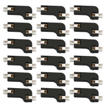 20 Stück Hot-Swap-PCB-Sockelanschlüsse für mechanische Tastaturen – Einfache Installation, kompatibel mit Schaltern und PCB-Plattensockeln