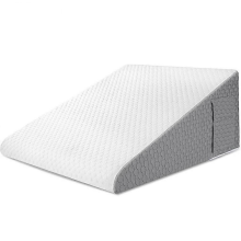 Almohada en cuña para dormir, reflujo ácido, después de cirugía, almohada triangular elevada para mesita de noche, dormitorio, oficina, espu