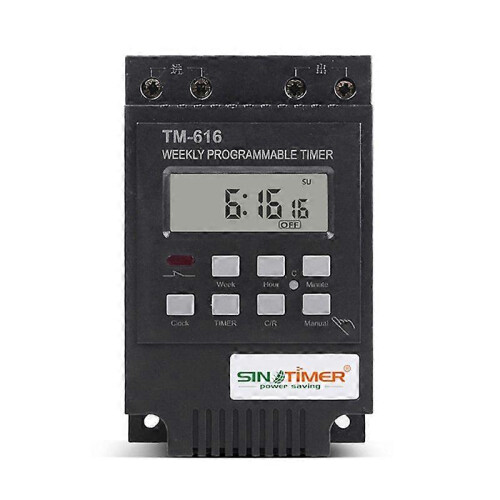 TM616B-4 Time Control Switch Intelligent Switch Timer Street Light Power Timing Switch 30A