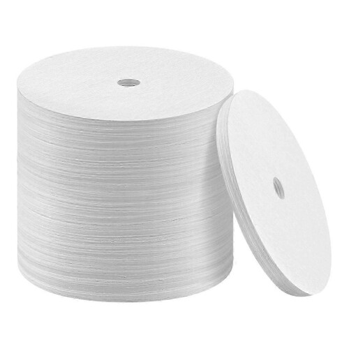500PCS White Coffee Filter Discs for Percolator - Premium Quality Paper Filters 1