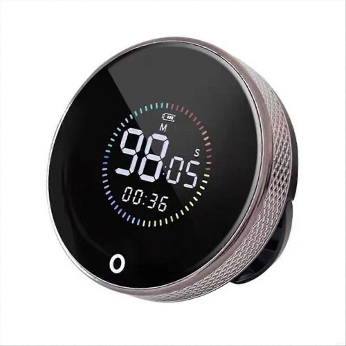 Color Screen Timer Magnetic LED Silent Rechargeable Multifunctional for Kitchen Beauty Exercise Time