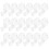 Clear Curtain Clips Roller Blind Chain Retainer Hook for 30Pcs Sets 4