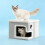 Double Deck Cats Bed with Scratching Pad Foldable Pet- incline 7