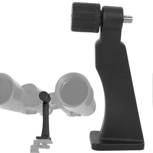 Datyson Metal Durable Black 1/4 Inch Screw Binocular Adapter Telescope Bracket Tripod Connecting Accessory 2