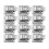 12pcs Silver Fastener Toggle Latches Catch Suitcase Boxes Buckles Trunk Lock 2
