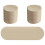 1000 Pack Disposable Round Coffee Filter Papers for Replacement 1