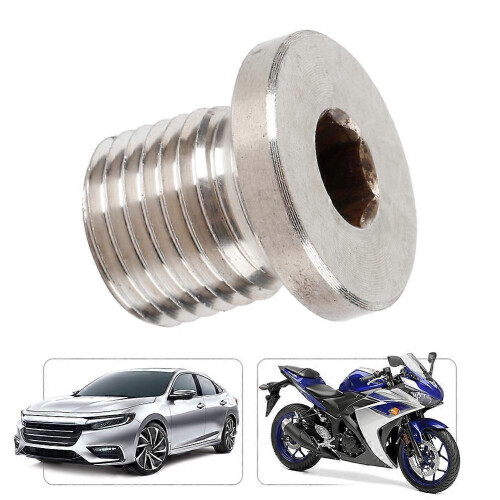 2PCS Oxygen Sensor Curve Notched Nut Bung M18 X 1.5 Threads Iron 2