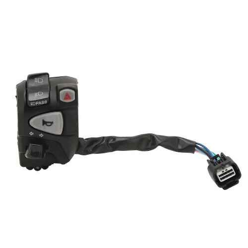 22mm Handlebar Switch Assembly High Low Beam Hazard Light Turn Signal Control Switch for Click 125 150 1