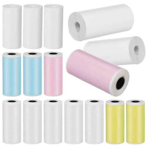 Versatile Mini Thermal Label Paper, Featuring Roll Design for Quick Replacement and Use