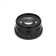 Lente convertidora gran angular de 58 mm 0.45x con accesorio macro para primeros planos para Rebel T6s, T6i, SL1, T5, T5i, T4i