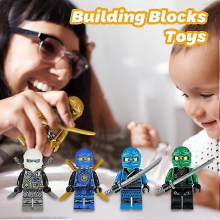 20pcs Building Blocks Toys Small Particle Diy Ninjago Doll For Children Birthday