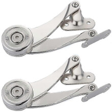 2 Pieces Cabinet Cupboard Furniture Door Lift Bracket Hinge Hinge - 75/90/110 Opening Angle - Comes with Hex Key