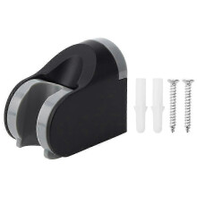 ABS Matte Black Shower Stand Shower Head Holder Hand Spray Adjustable Movable Bracket Home Bathroom Accessories Adjustable Hand-held Shower Head Brack