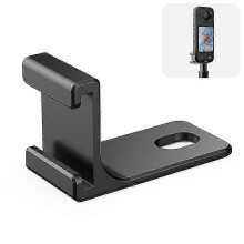 PULUZ Selfie-Stick mit Blitzschuhhalterung für Insta360 X4 X3 One X2 – Schwarze Verlängerungshalterung