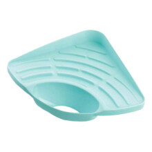 Multifunctional Kitchen Sink Corner Drainer Rack & Storage Organizer for Blue Storage & Tidying