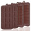 4 Pack Chocolate Mold,12-cavity Non-stick Silicone Candy Mould 2