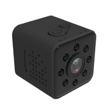 Minic??mara Quelima SQ23 WiFi 1080P DR con visi??n nocturna infrarroja para videoc??mara de oficina y hogar.