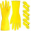 6 Pairs Heavy Duty Rubber Lined Herd Yellow Large Kitchen Tableware Set 1