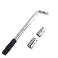 Extendable Car Wheel Socket Wrench Set - 17mm, 19mm, 21mm, 23mm Sizes for Tire Removal
