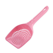Pink Plastic Litter Scoop for Cats & Dogs - Pet Cleaning Tool for Sand & Toilet