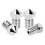 3d Printer Nozzle Head M6 Thread Compatible With V5 V6 Extruder 1.0mm 4 Sets 2