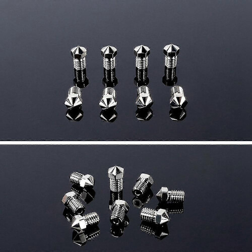 3d Printer Nozzle Head M6 Thread Compatible With V5 V6 Extruder 1.0mm 4 Sets 2