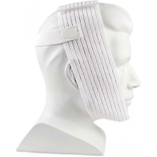 Mentonera blanca Super Deluxe para usuarios de CPAP - Solución contra la sequedad bucal y los ronquidos