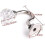 4 Pcs Crystal Curtain Holdbacks Hooks Drapery Tiebacks Tassel Holder 5