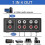 4-Way RCA Stereo Audio Switcher for DVD CD Player Speaker System Bidirectional Selector 3
