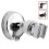 Powerful Suction Cup Shower Bracket Base Bathroom Shower Head Fixed Wall Bracket (silver) 3