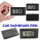 Black LCD Digital Car Dashboard Clock with Calendar & Stopwatch, Easy Setup 6