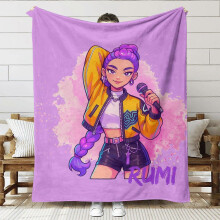 (150x130cm, SNT013) Stylish and trendy girl group pattern blanket, fantasy anime movie bedding, Kpop