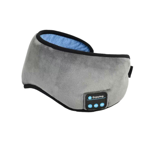 Smart Eye Mask Wireless Bluetooth 5.0 Music Communication Light Shading for Sleep Grey 2