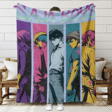 (150x200cm, SNT007) Stylish and trendy girl group pattern blanket, fantasy anime movie bedding, Kpop