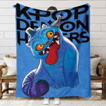 (150x130cm, SNT020) Stylish and trendy girl group pattern blanket, fantasy anime movie bedding, Kpop