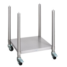 Buffalo DH525 Chargrill Stand Stainless Steel 668mm Adjustable Feet + Castors