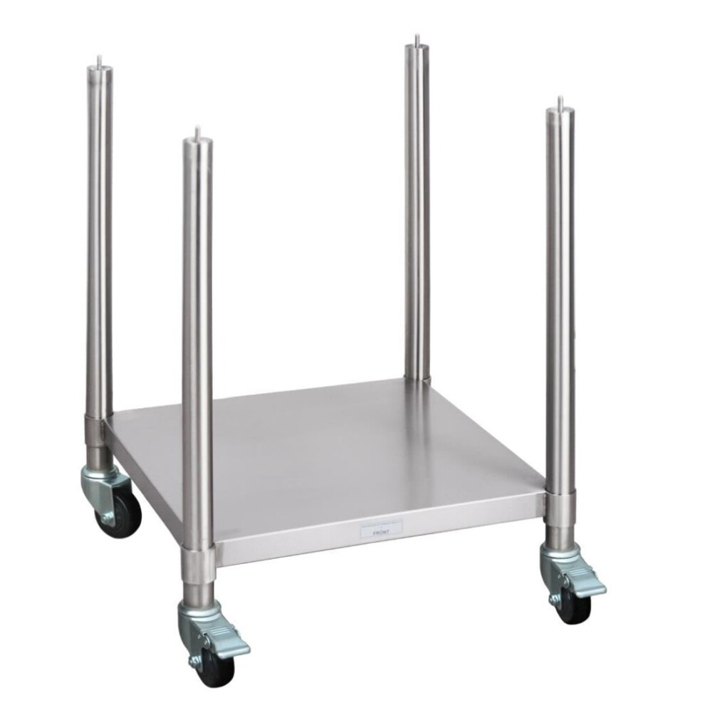 Buffalo Dh525 Chargrill Stand Stainless Steel 668Mm Adjustable Feet + Castors