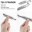 2 Pcs Tea Strainer, Tea Infuser For Loose Tea, Stainless Steel Tea Diffuser, Extra Fine Mesh Steeper 4