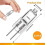 20 Pcs G4 Halogen Bulbs,20W 12V Halogen Light Bulbs 6