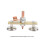 Welding Magnet Head Iron Insulation Board Double Ground Connector Spotter Tool 4mm 3