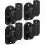 4-Pack Adjustable Speaker Mounting Bracket for Wall or Ceiling with Swivel and Tilt Functionality 1