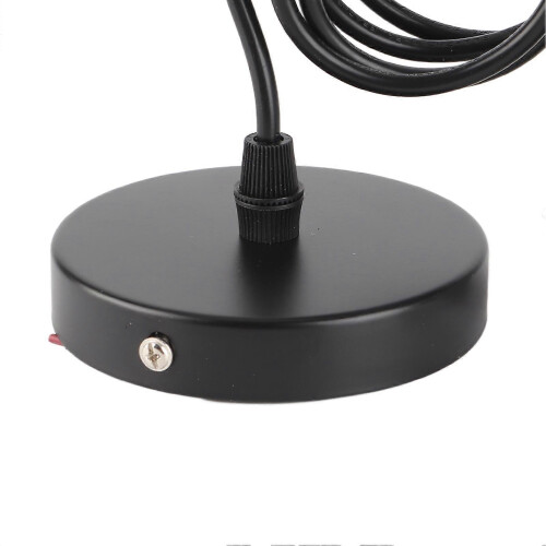 E26 Vintage Pendant Light Holder with Pull Chain Switch Lamp Base Ceiling Mounted (Black) 2