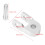 2pcs Universal Motorcycle Rear Shock Absorber Riser Height Extension Silver No Screw 4
